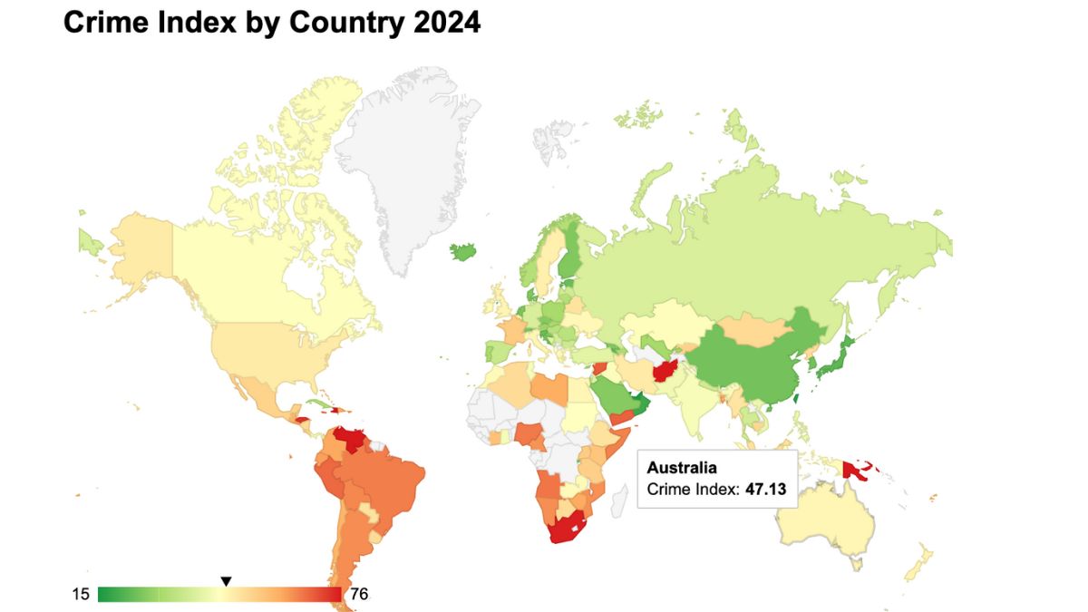 澳洲治安排名